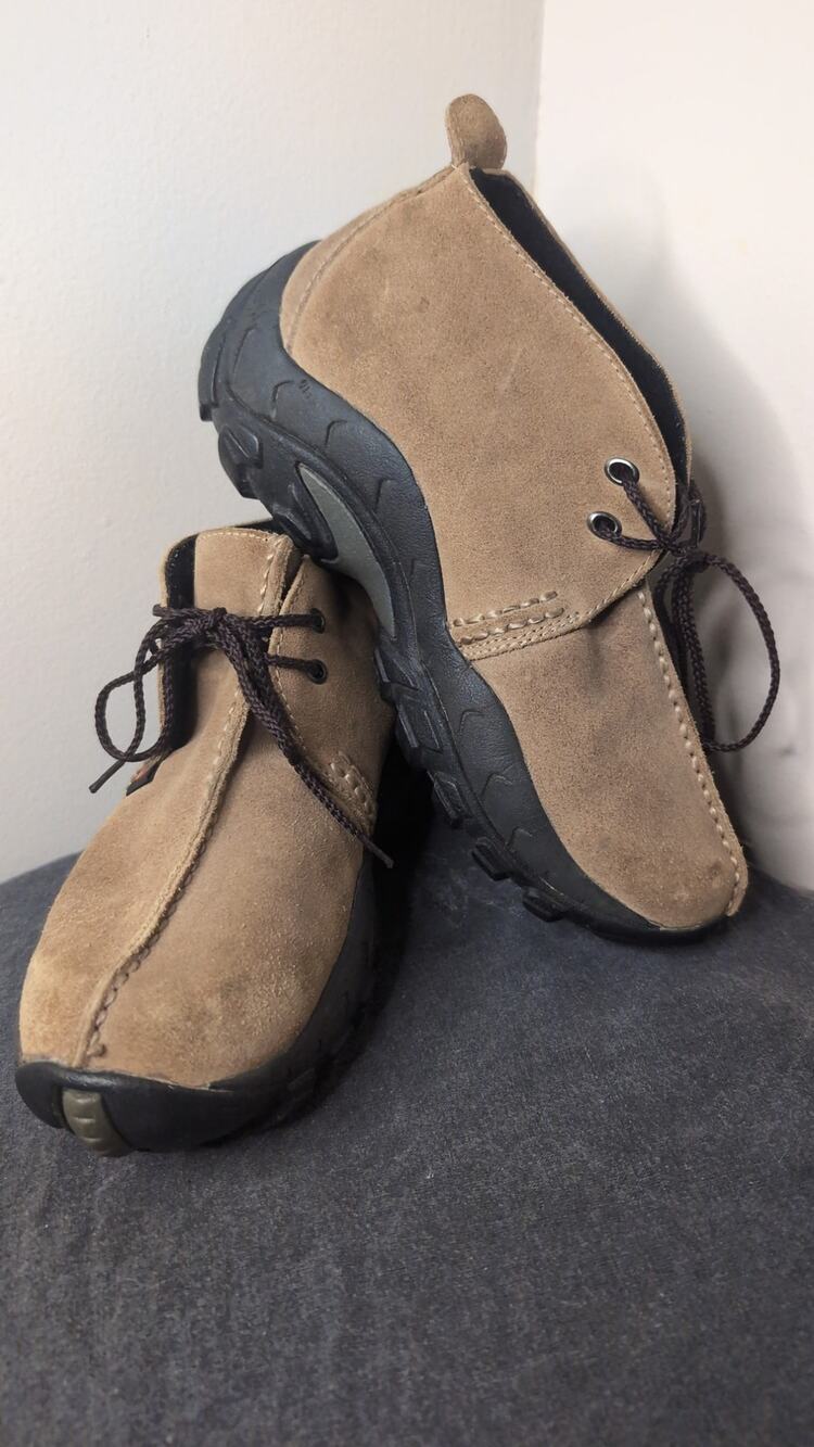 Justin Suede Hiking Chukka Shoes Womens 7.5 Gorpcore Outdoor